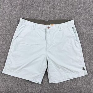 Howler Bros Shorts Mens 34 Light Gray Quick Dry Hiking Outdoor Fishing